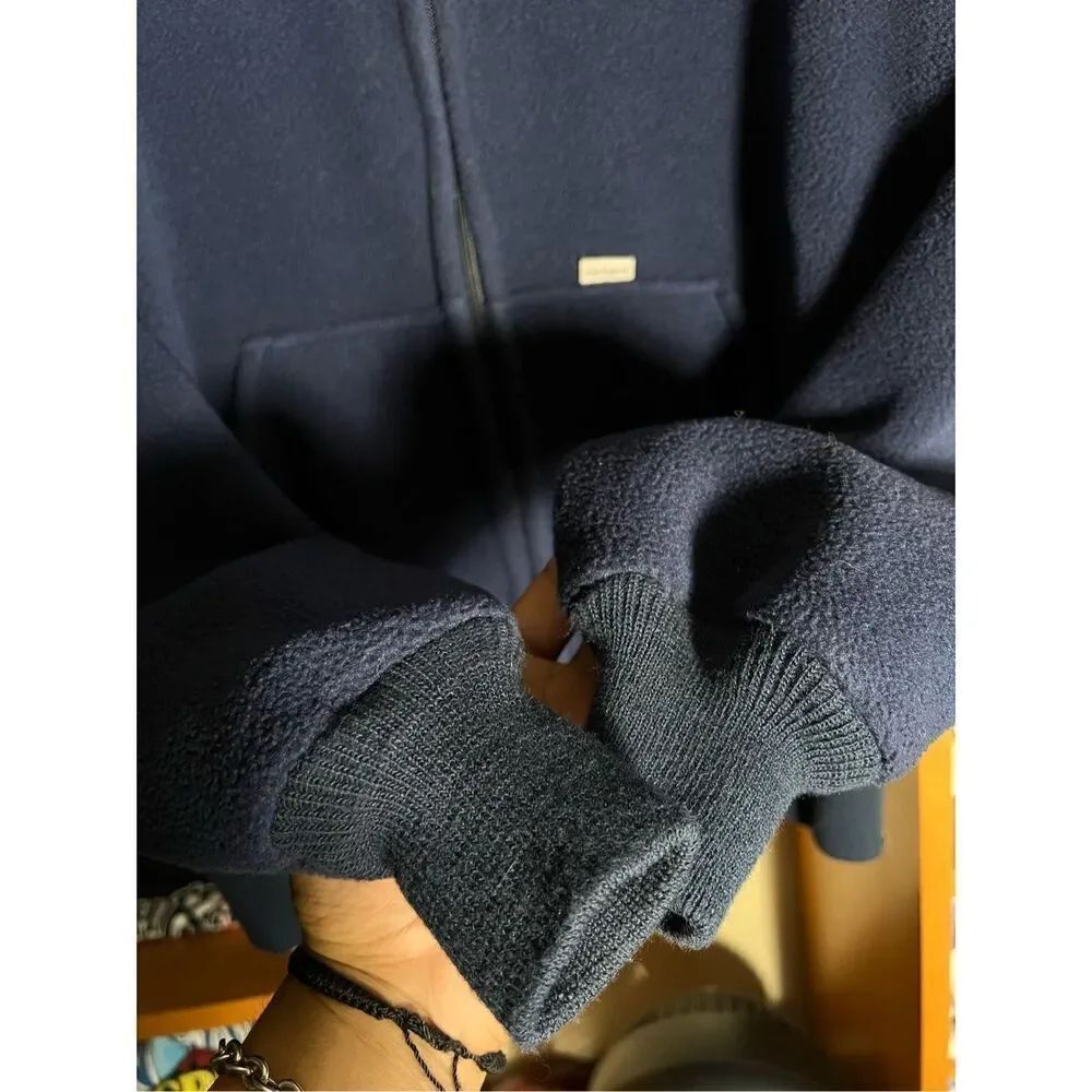 SOLD Vintage Carhartt Full Zip Fleece Double Face Made In USA Jacket - Picture 3 of 7